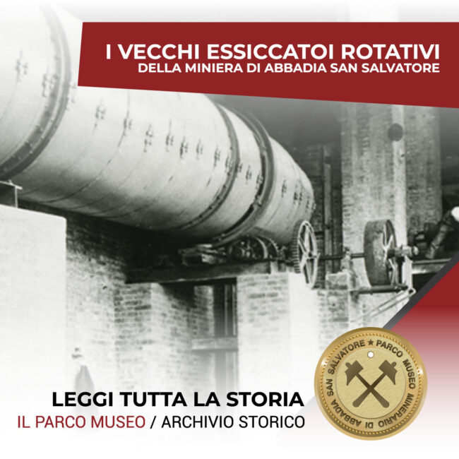 I vecchi essiccatoi rotativi della miniera di Abbadia San Salvatore