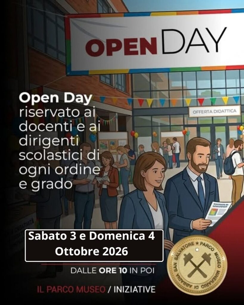 Open Day per gli Insegnanti 3 e 4 Ottobre 2026