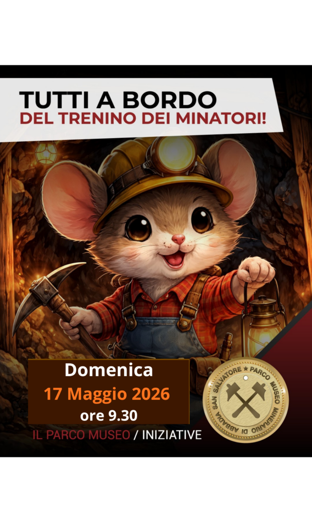 Tutti a bordo del trenino dei minatori!